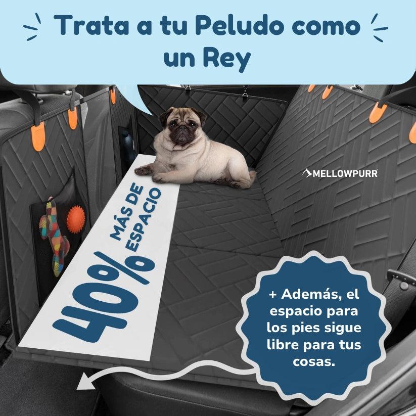 Mellowpurr Protector de Asiento para Perros con Base Rígida