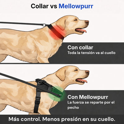 Mellowpurr Arnés Antitirones con Control Frontal