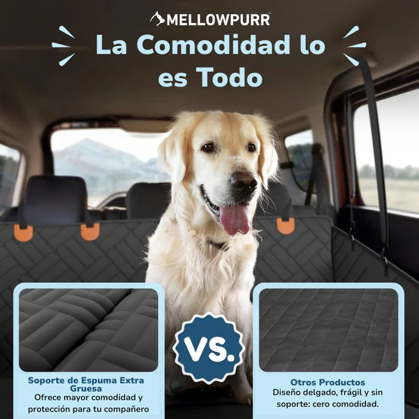 Mellowpurr Protector de Asiento para Perros con Base Rígida