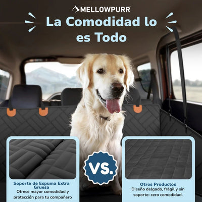 Mellowpurr Protector de Asiento para Perros con Base Rígida