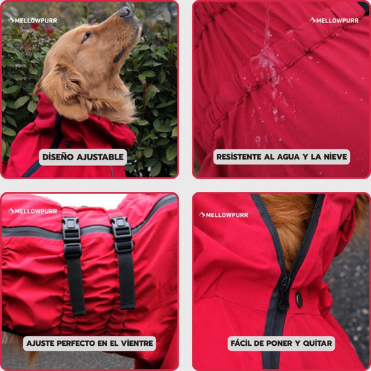Chubasquero MellowPurr | Protección Total de 4 Patas