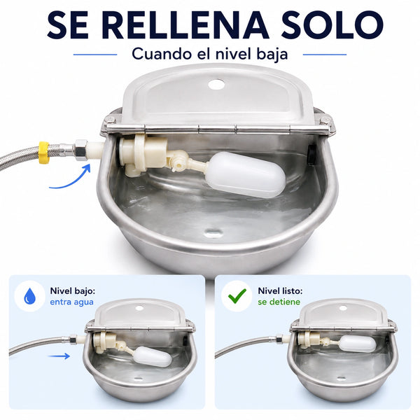 Mellowpurr AquaJardín | Bebedero Automático de Exterior para Perros
