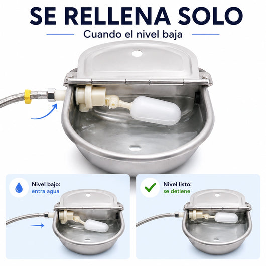 Mellowpurr AquaJardín | Bebedero Automático de Exterior para Perros