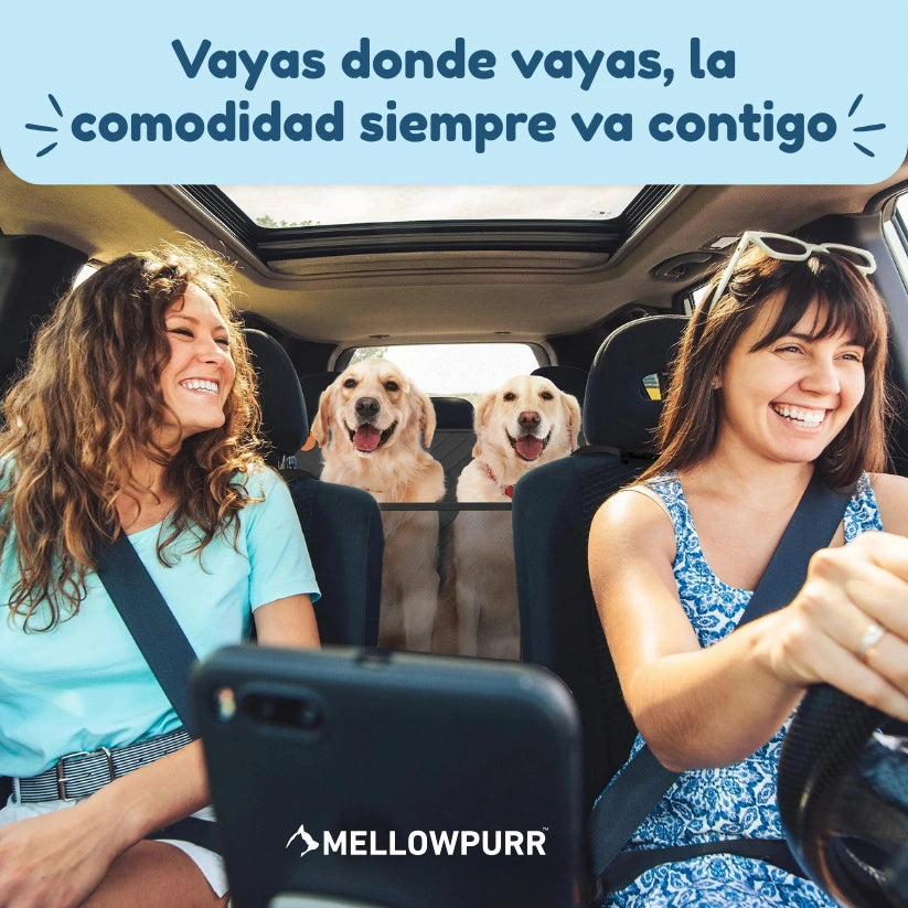 Mellowpurr Protector de Asiento para Perros con Base Rígida