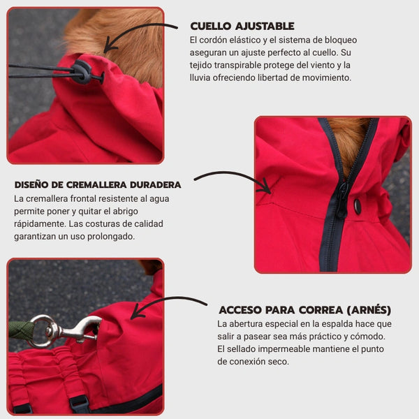 Chubasquero MellowPurr | Protección Total de 4 Patas