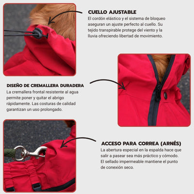 Chubasquero MellowPurr | Protección Total de 4 Patas