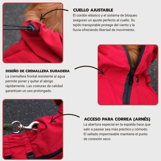 Chubasquero MellowPurr | Protección Total de 4 Patas
