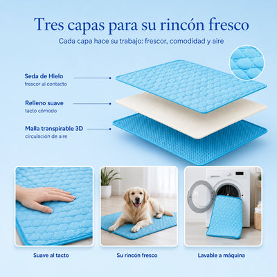 Alfombrilla Refrescante de Seda de Hielo | Mellowpurr