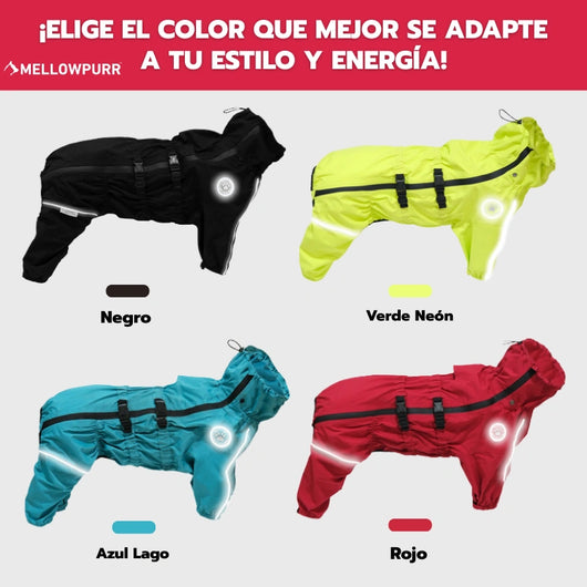 Chubasquero MellowPurr | Protección Total de 4 Patas