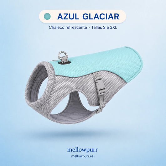Chaleco Refrescante para Perros Ligero y Ajustable | Mellowpurr