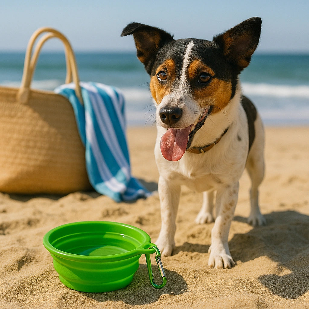 Comedero Plegable de Viaje Mellowpurr | Portátil y Práctico