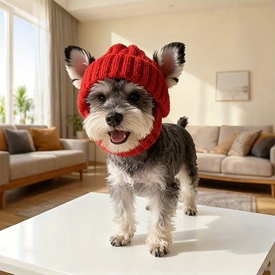 Gorrito de Punto Suave Mellowpurr  | El Regalo Más Tierno de Navidad